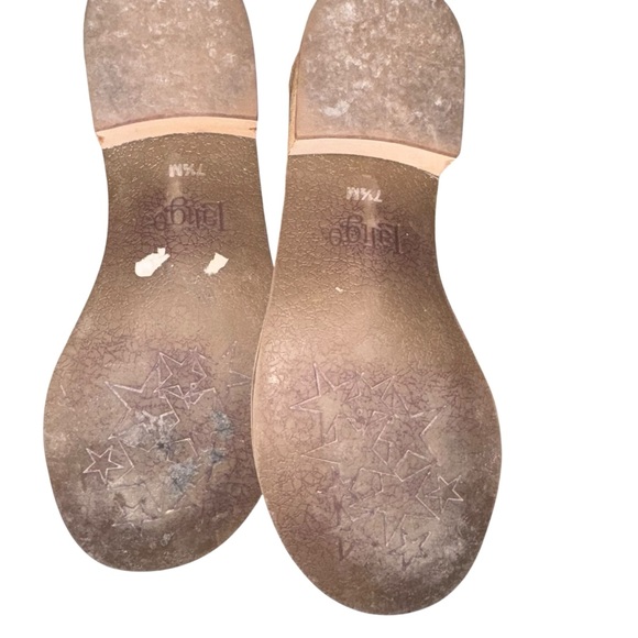 Latigo Tana Leather Embroidered Ankle Strap Sandals 7.5 Boho Western Cottagecore - Picture 8 of 8